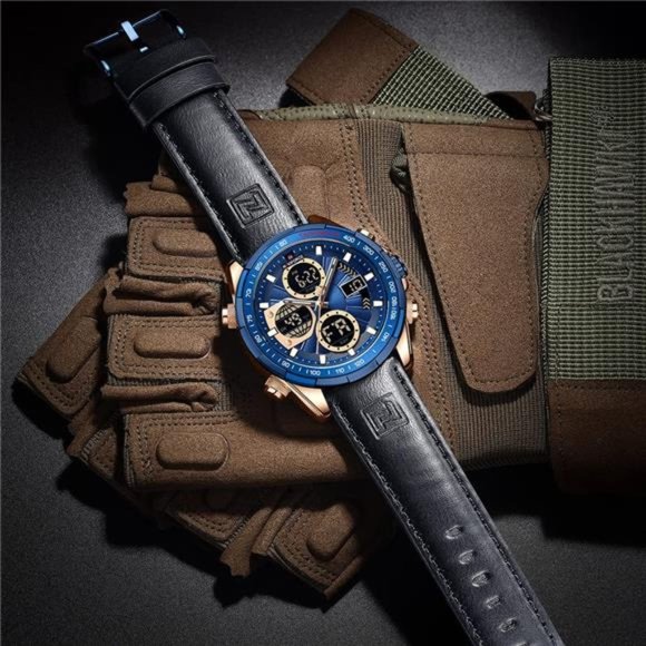 Men's Military Digital Watches Analog Quartz Waterproof Watch Sport Wristwatch - Picture 4 of 6